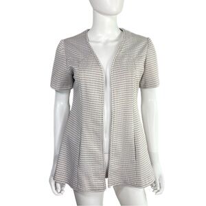 Women’s Vintage Handmade Short Sleeve Open Front Jacket